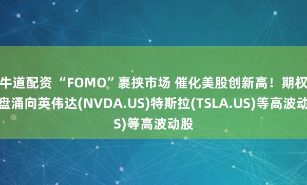 牛道配资 “FOMO”裹挟市场 催化美股创新高！期权买盘涌向英伟达(NVDA.US)特斯拉(TSLA.US)等高波动股