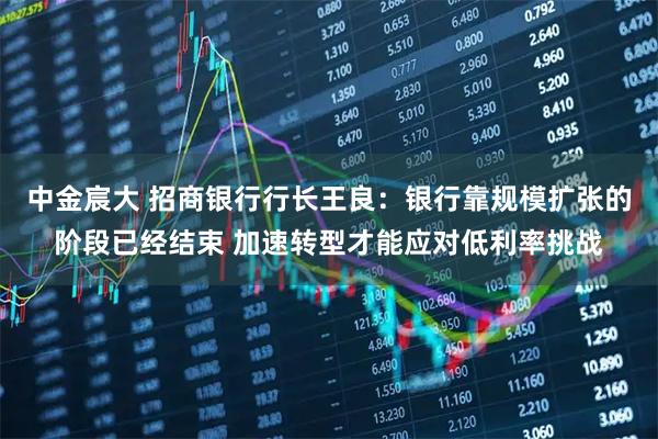 中金宸大 招商银行行长王良：银行靠规模扩张的阶段已经结束 加速转型才能应对低利率挑战